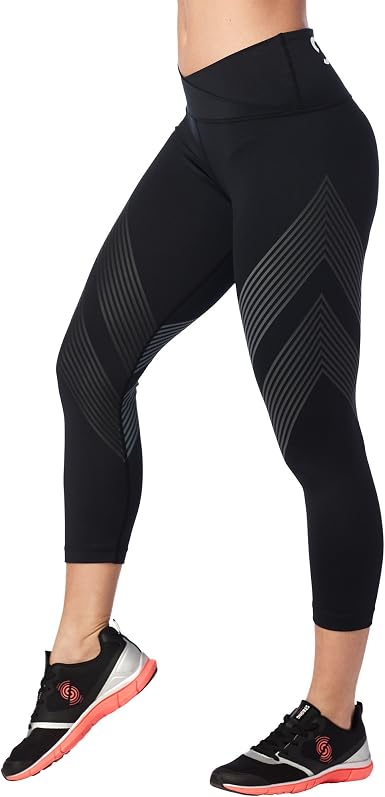 Athletic Cropped Gym Workout Leggings 