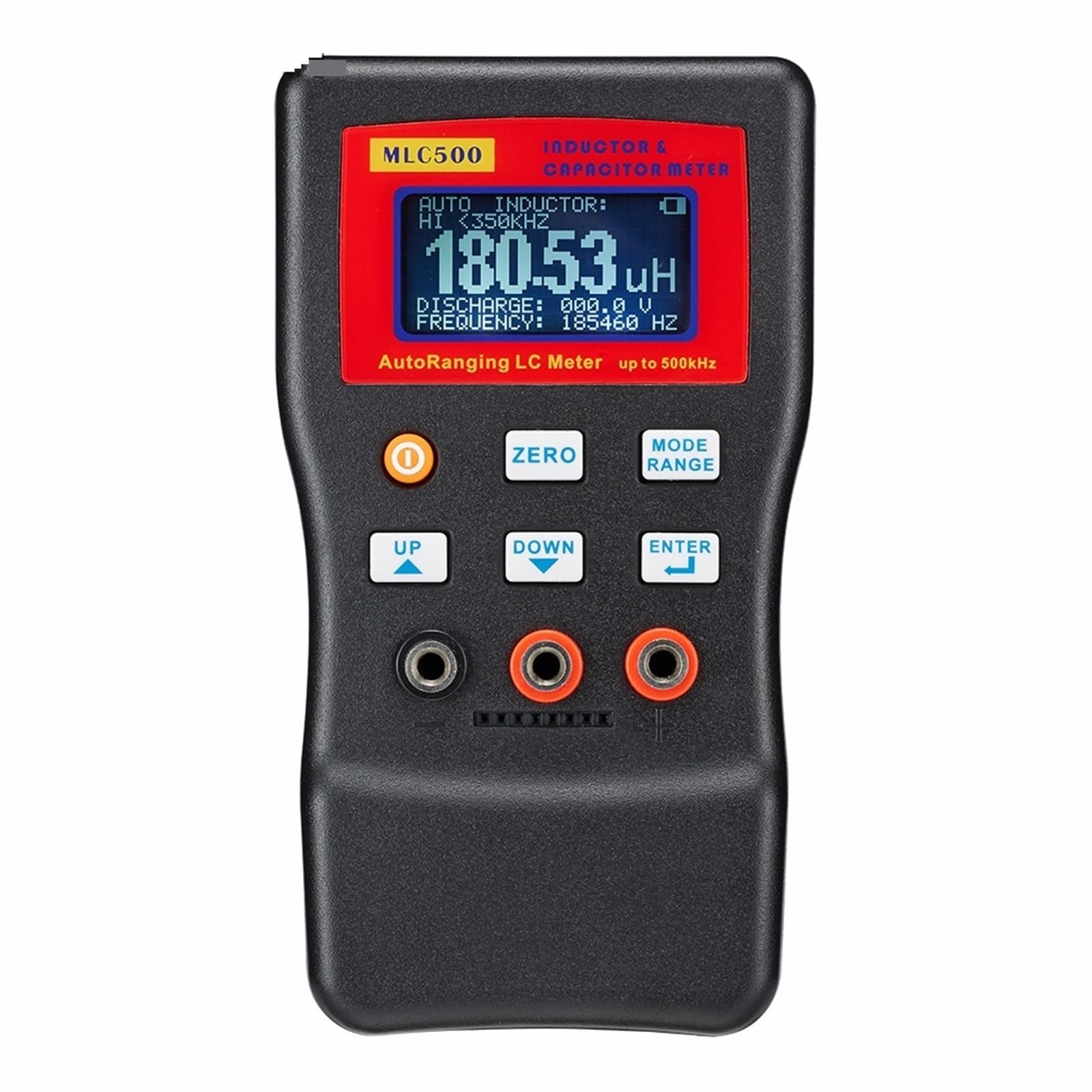 Miernik pojemności i indukcyjności elektronicznej MLC500 Cyfrowy mostek LC multimetr RC Oscylacje do 500 kHz 100 mF 4,8 Narzędzie