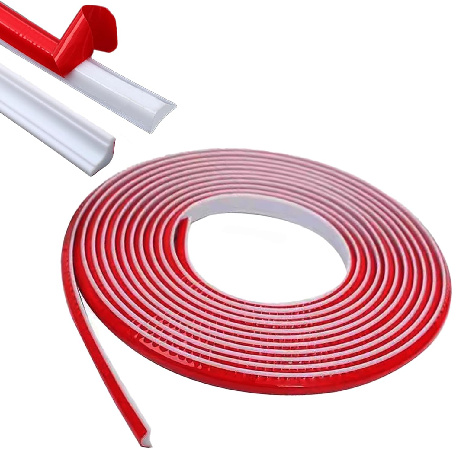 Flexible Strip Wall Moulding Trim 9.8ft Peel and Stick Caulk Strip