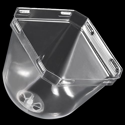 Miniatura 4 de PATIKIL Cúpula de humedad para plantas de 3.9 pulgadas, 5 piezas cuadradas de plástico para jardín, cúpula reutilizable para protección contra