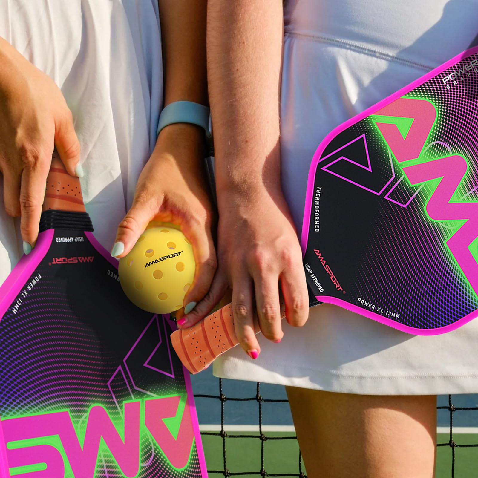 Amazon.co.jp: AMA SPORT ピックルボールパドル カーボンファイバー