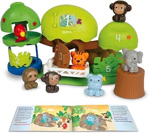 Learning Resources Peeksville Jungle Safari Playset - Animal Figurines, Fine Motor Skills Toy For Toddlers