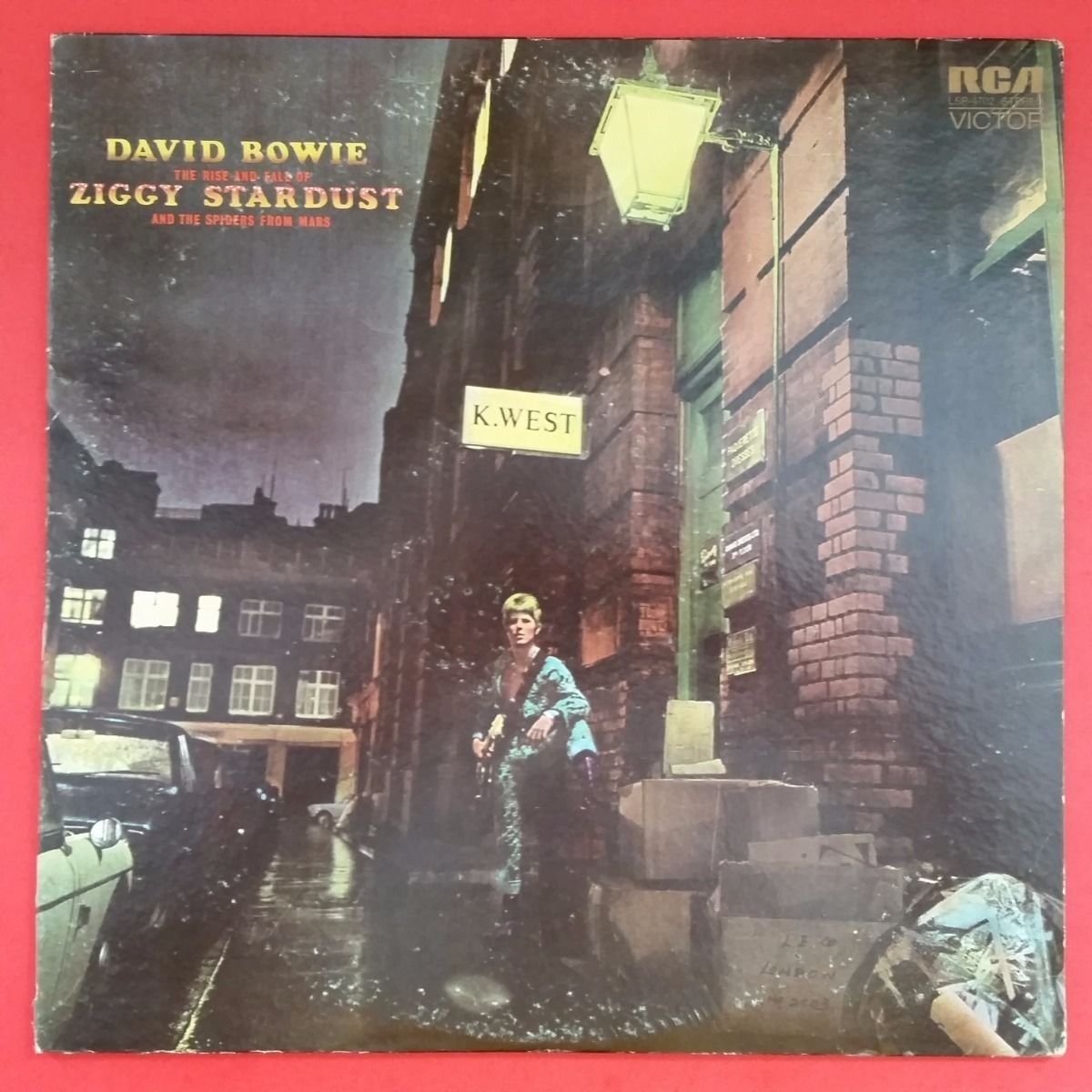 DAVID BOWIE Ziggy Stardust Spiders From Mars LP Vinyl VG Covr VG 1972 david-bowie-ziggy-stardust-spiders-from-mars-lp-vinyl-vg-covr-vg-1972