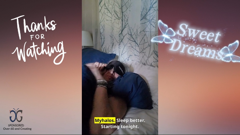 Watch Watch this first! Finallya sleep mask that . on Amazon