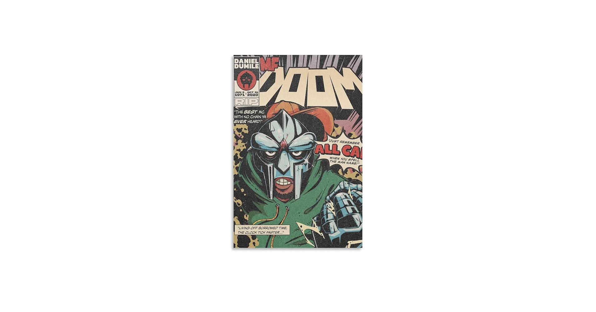 Amazon.com: ENYPOLIS MF Doom Retro Posters & Prints on