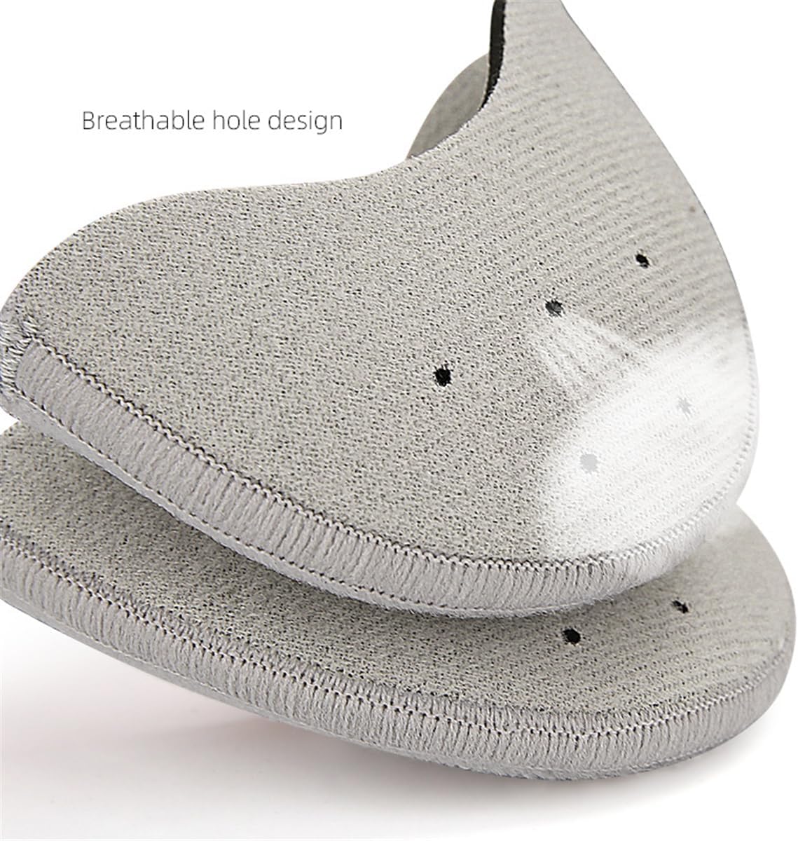 Toe Pouches Pads, 2 Pairs Breathable Ballet Dance Pointe Shoe Socks Toe Pads, Ballet Toe Protector Cushion Toe Sleeves, Soft Anti-Slip Toe Covers Caps for Women Girl, Protect Toe, Pain Relief (S)