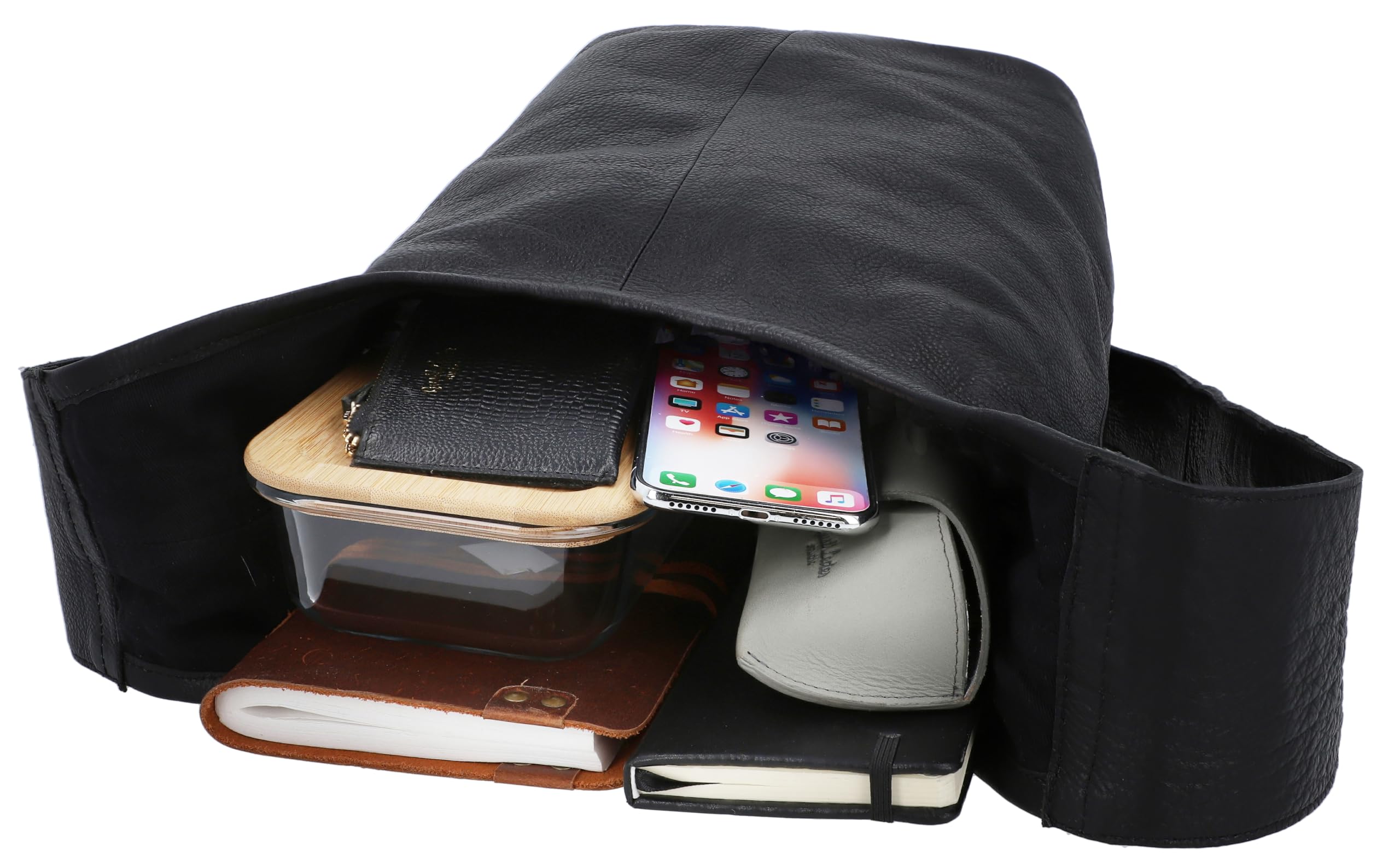 Gusti Leder Umhängetasche Damen Josephine – Shopper Tasche Damen Groß Echtleder Handtasche Braun – Leder Shopper Mittelgroß Handgefertigt