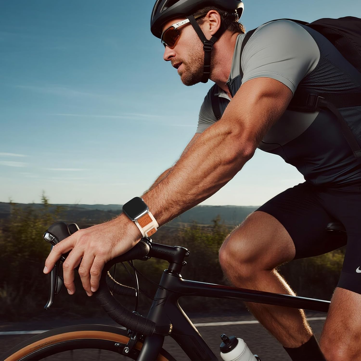 SUNFWR Rugged Nylon Band for Apple Watch Ultra 3&2&1 49mm 46mm 45mm 44mm 42mm Men,Hook Loop Tactical Military Strap for iWatch Series 11/10/9/8/7/6/5/4/3/2/1/SE - Image 7