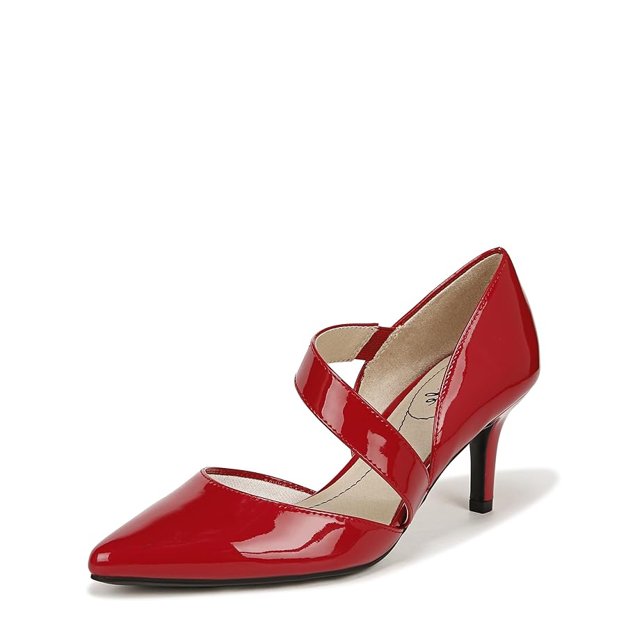 Amazon.com | LifeStride Womens Suki Pumps Fire Red 5 M | Pumps