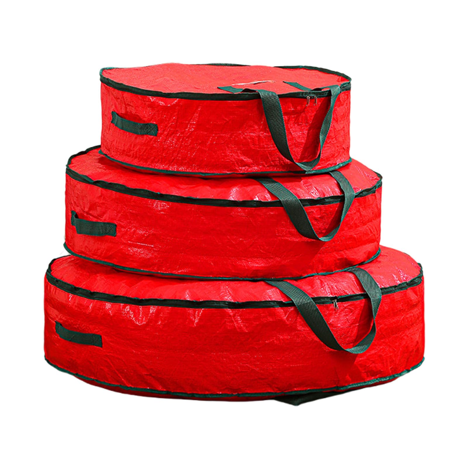 Conteneur de stockage couronne vacances intérieur spacieux boîte de rangement pour décor