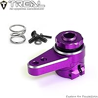 Vista 2 de Treal Aluminio 7075 Servo Saver Set 25T para LMT Monster (Púrpura)