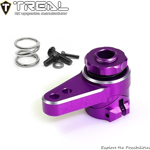 Miniatura 2 de Treal Aluminio 7075 Servo Saver Set 25T para LMT Monster (Púrpura)