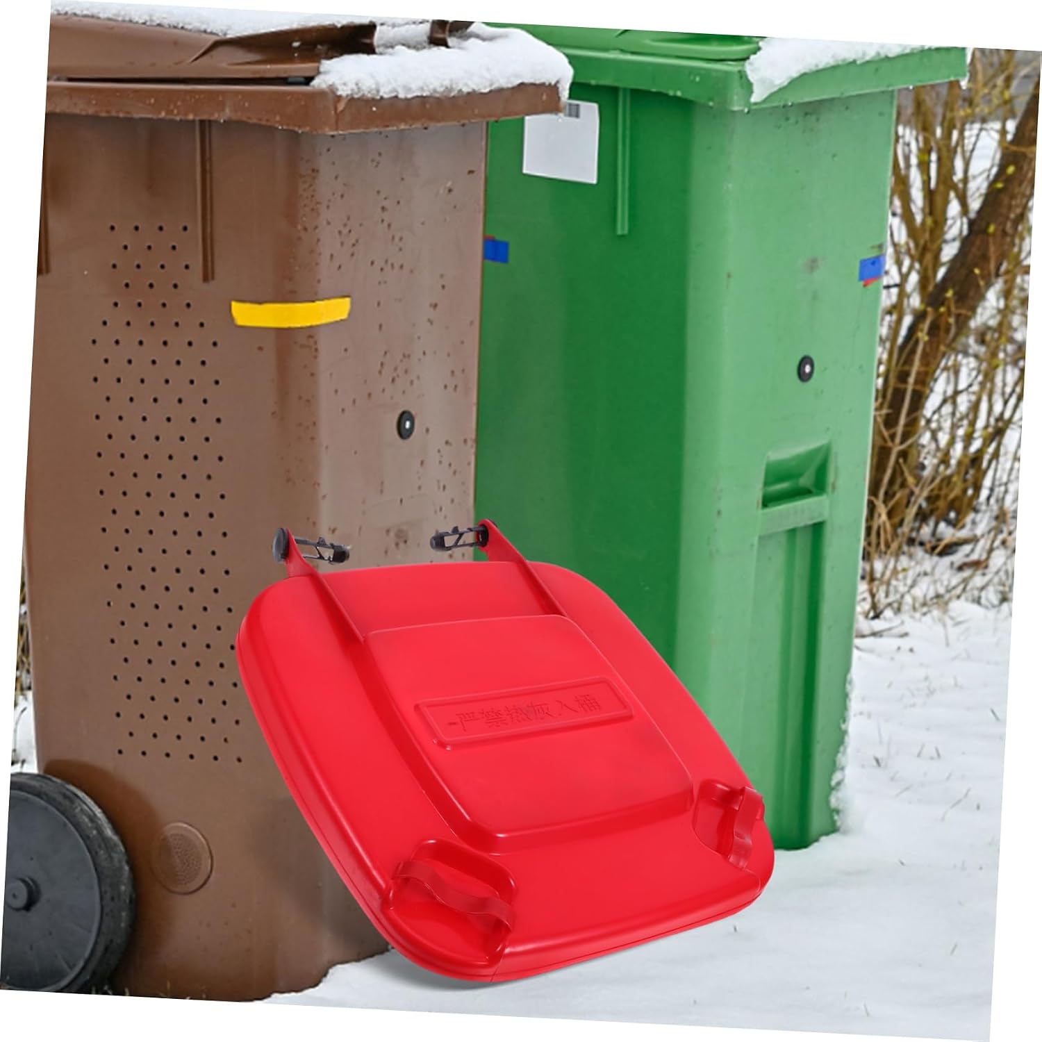 MAGICLULU Waste Container Cover Trash Can Lid Replacement Commercial Use Trash Bin Lid