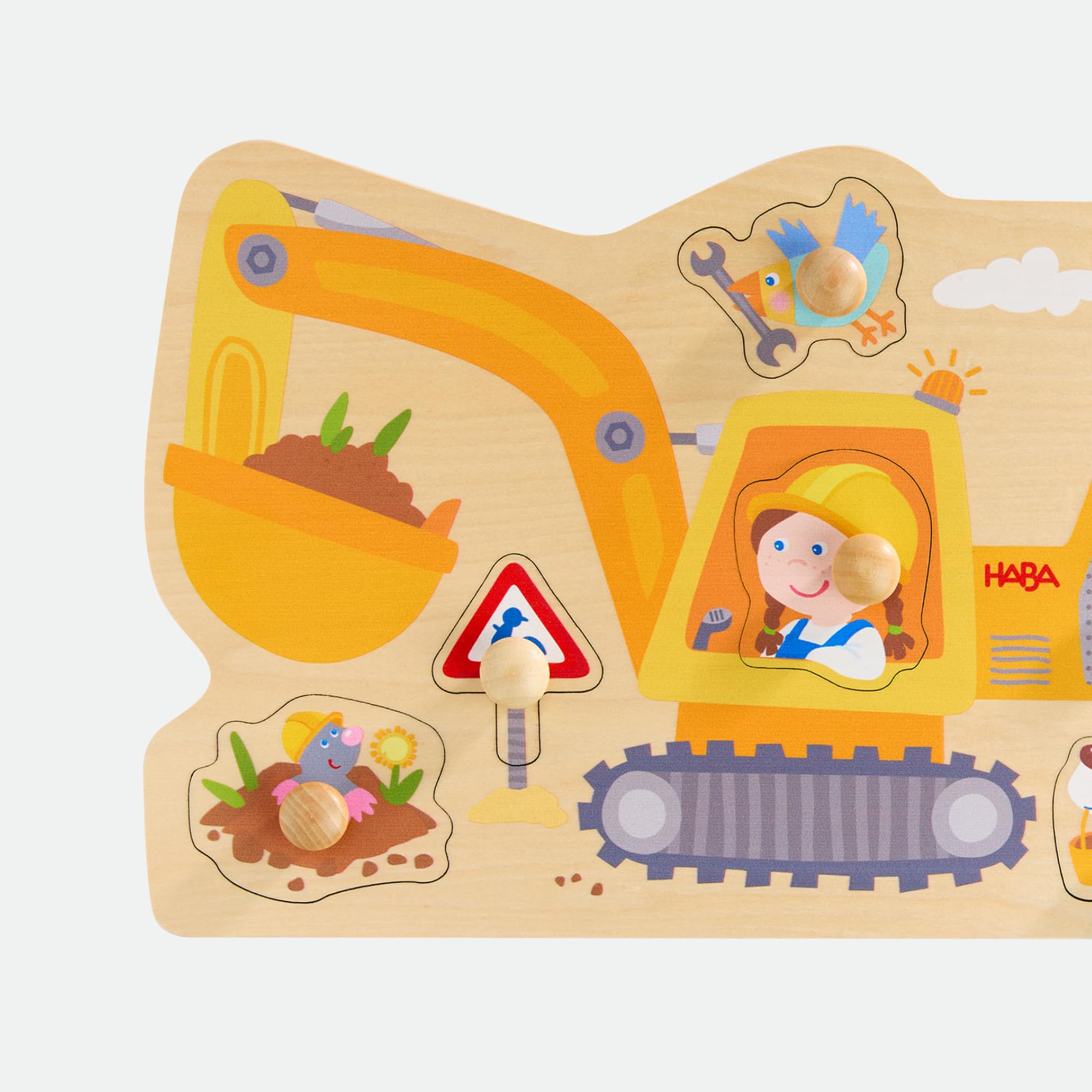 Greifpuzzle Bagger