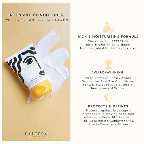 Miniatura 2 de PATTERN Acondicionador intensivo de belleza para texturas apretadas humedad extrema y restauración acondicionador de rizos para cabello rizado y