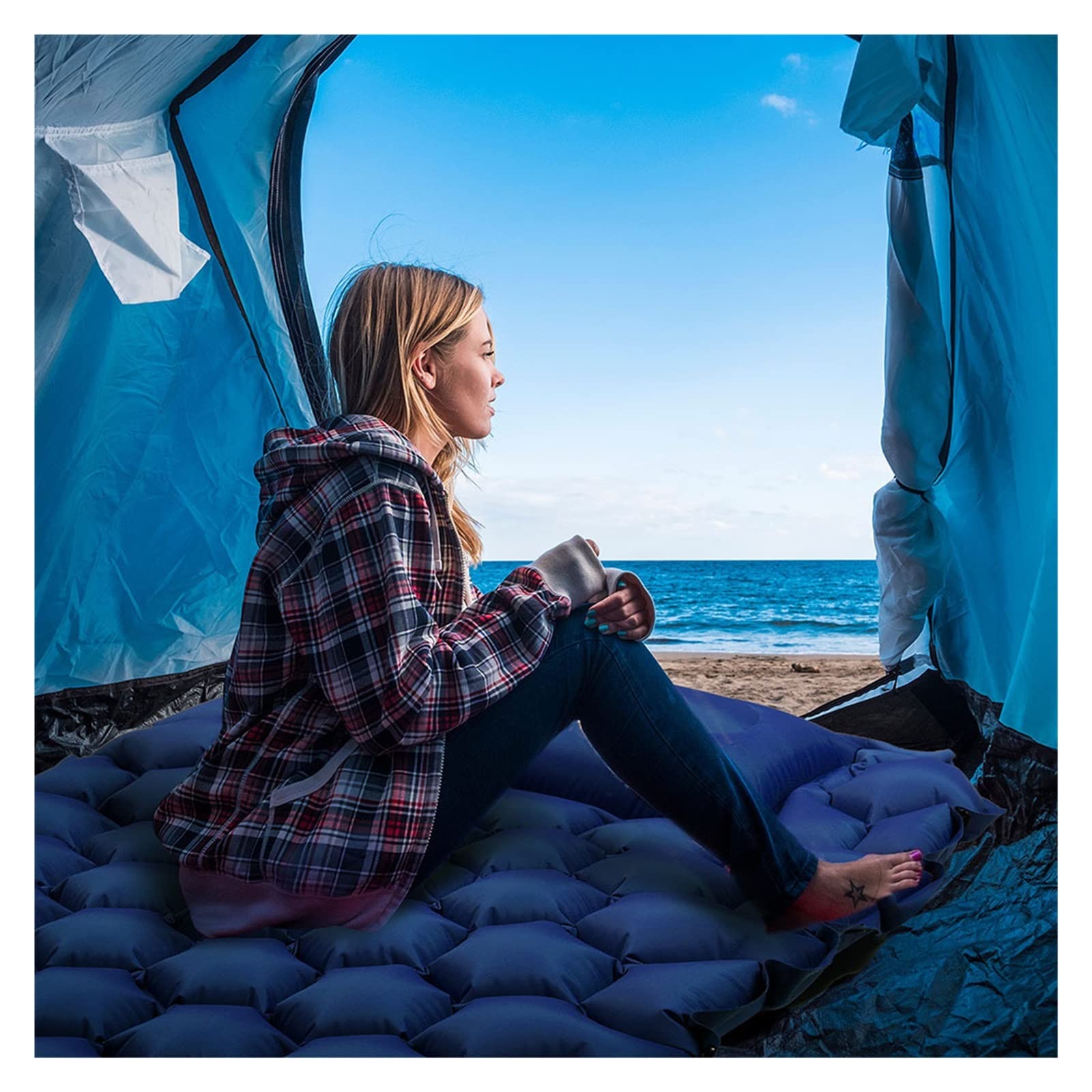 Amaca Per Yoga Aereo Flintronic - Cinturino Antigravity, Regolabile In Altezza, Per Pilates, Danza E Allenamento Casa - Foto 9