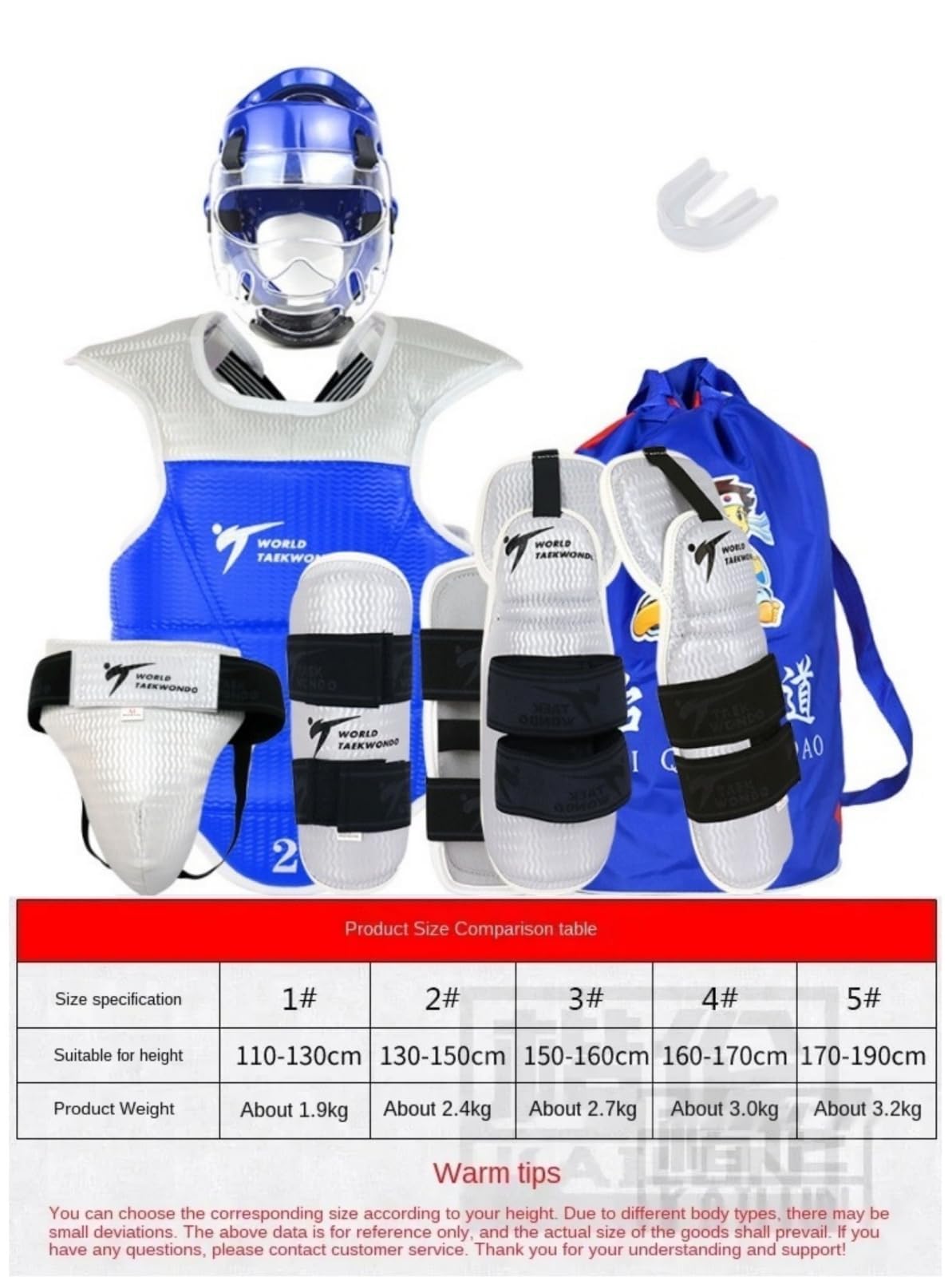 9 pz Taekwondo Sparring Gear Set Ultimate Head Chest Protective Gear Arm Guards Inguine per Bambini Giovani Adulti Taekwondo Karate MMA Formazione