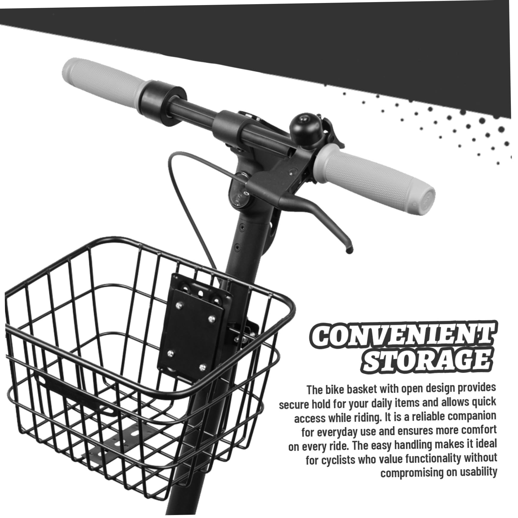 Panier de vélo, Avant/arrière Panier de vélos en métal en métal Lourd