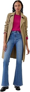 Jeans de talle alto con
