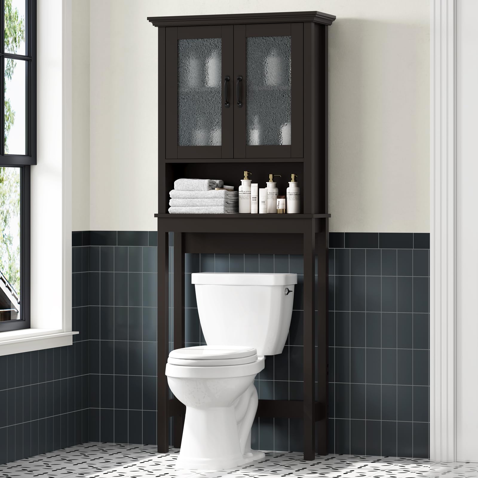 Baztin Over The Toilet Storage Over Toilet Bathroom Organizer