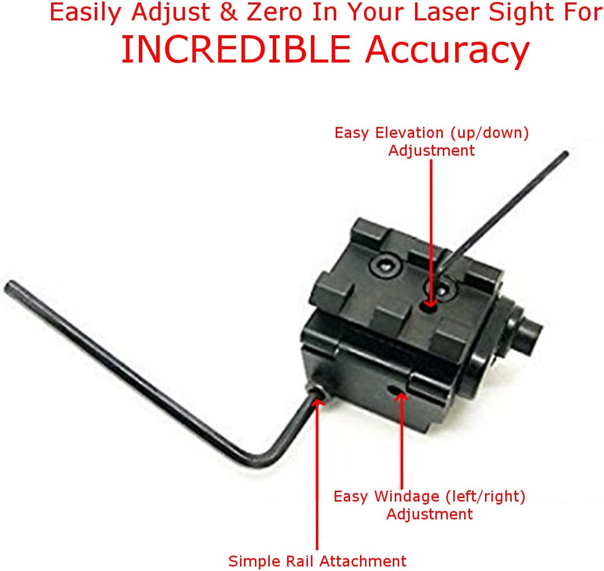 Tacticon Laser Sight | Rifle Handgun | Weaver or Picatinny Rail | Red Dot Ler Sight Pistol | Tactical Sights Airsoft | Laser Sight | Scope Hand Gun Rifles | Laser Pointer Pistol | Air Soft Optic : Sports & Outdoors