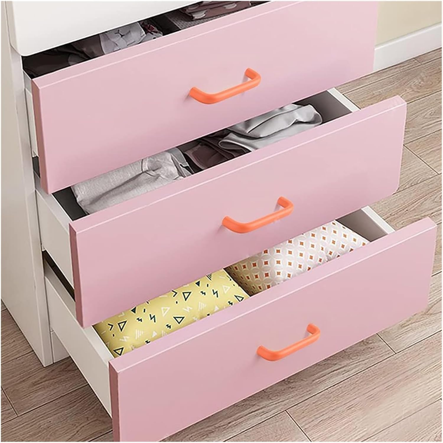 Pulls,Door Handle,Cabinet Handles,Aluminum Alloy Drawer Pull Handles Orange Kitchen Cabinet Handles Solid Furniture Door Pull Cupboard Knobs Modern Style(Single Hole B)