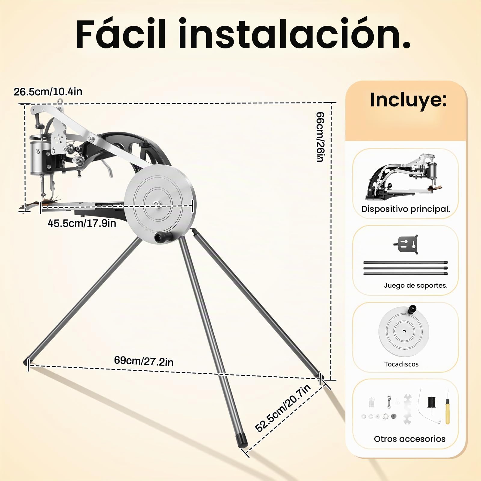 Máquina de coser manual de cuero, máquina de zapatos, máquina de coser de cuero, máquina de coser a mano Cobbler, máquina de reparación de zapatos 360° dirección ajustable