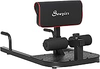 Vista 10 de Soozier 3-in-1 Padded Push Up Sit Up Deep Sissy Squat Machine Home Gym Fitness Equipment