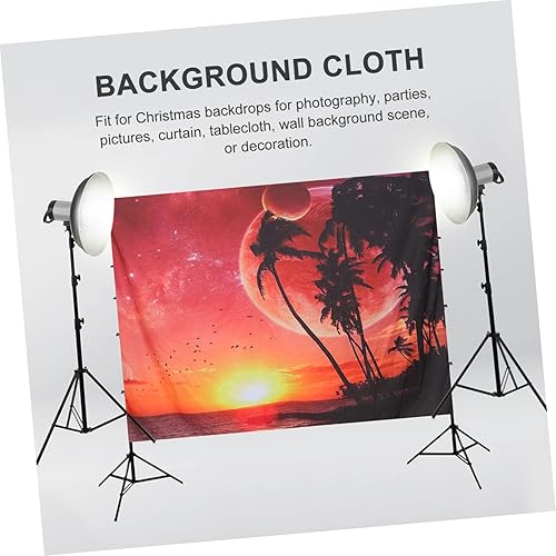 Miniatura 6 de TOPPERFUN 1 Pc Home Decor Tapestry Wall Hangings Curtain Trim Home Decoration Ocean Decor Wall Hanging Ornaments Hawaiian Decor Beach Tapestry