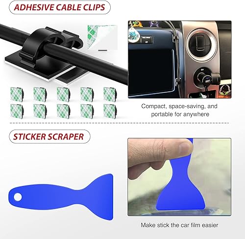 Vista 63 de Nilight - Juego de herramientas para remover molduras, 102 piezas, clips de retención para parachoques, paneles de auto, remover terminales, remover