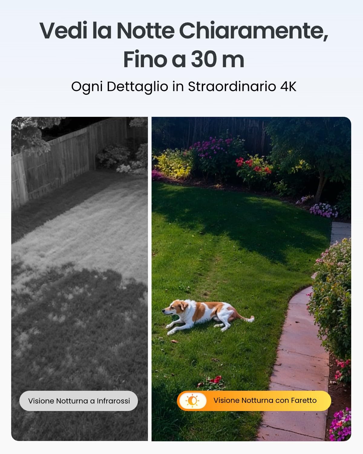 Reolink 4K Telecamera Senza Fili da Esterno a Batteria, Trackmix Grigio | 360° PTZ con Pannello Solare, Tracciamento Automatico, Doppia Lente, Visione Notturna a Colori, Rilevamento Intelligente