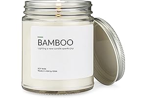 Scented Bamboo Soy Candles
