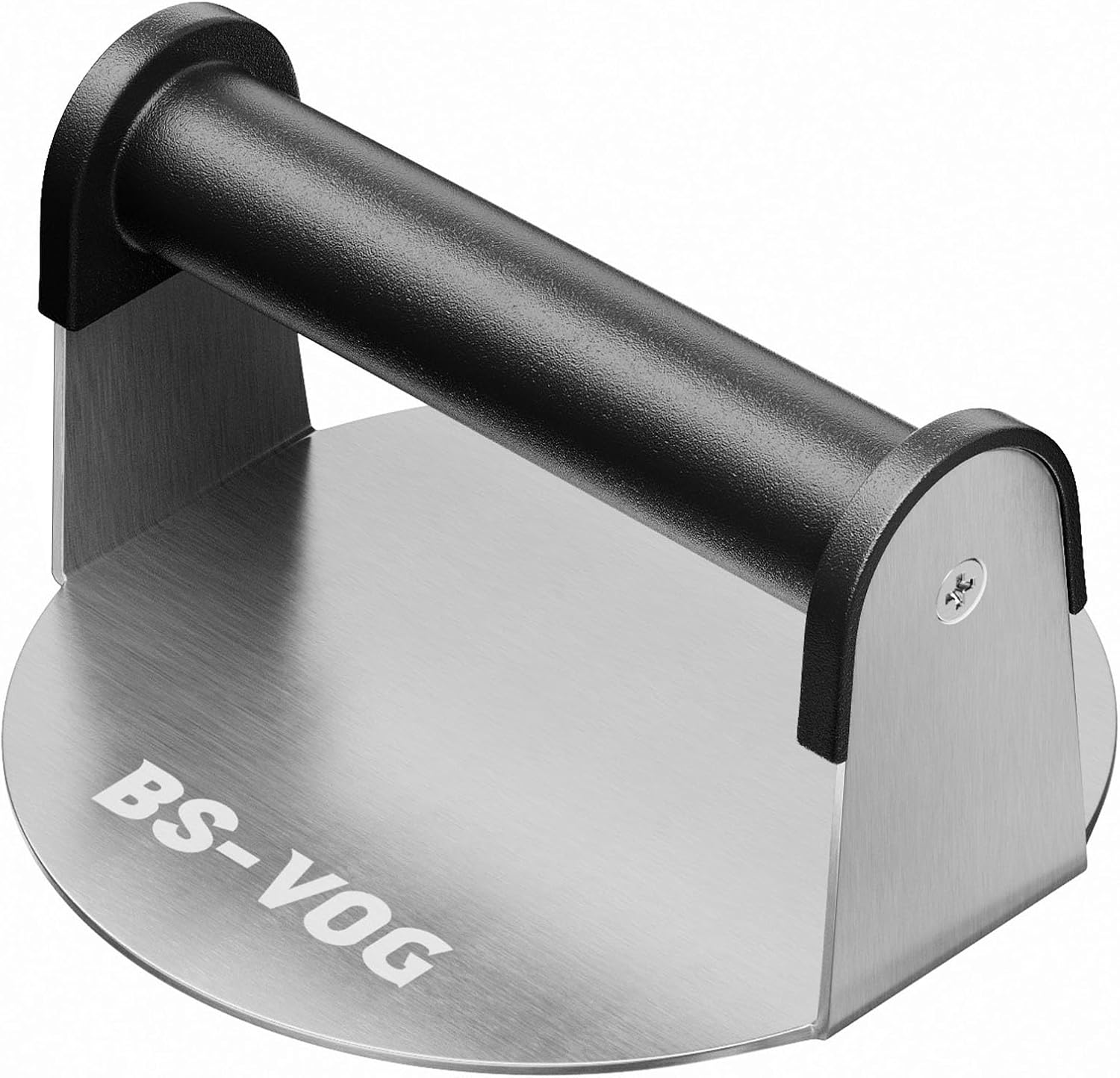 Prensa para hamburguesas redonda de acero inoxidable 6"