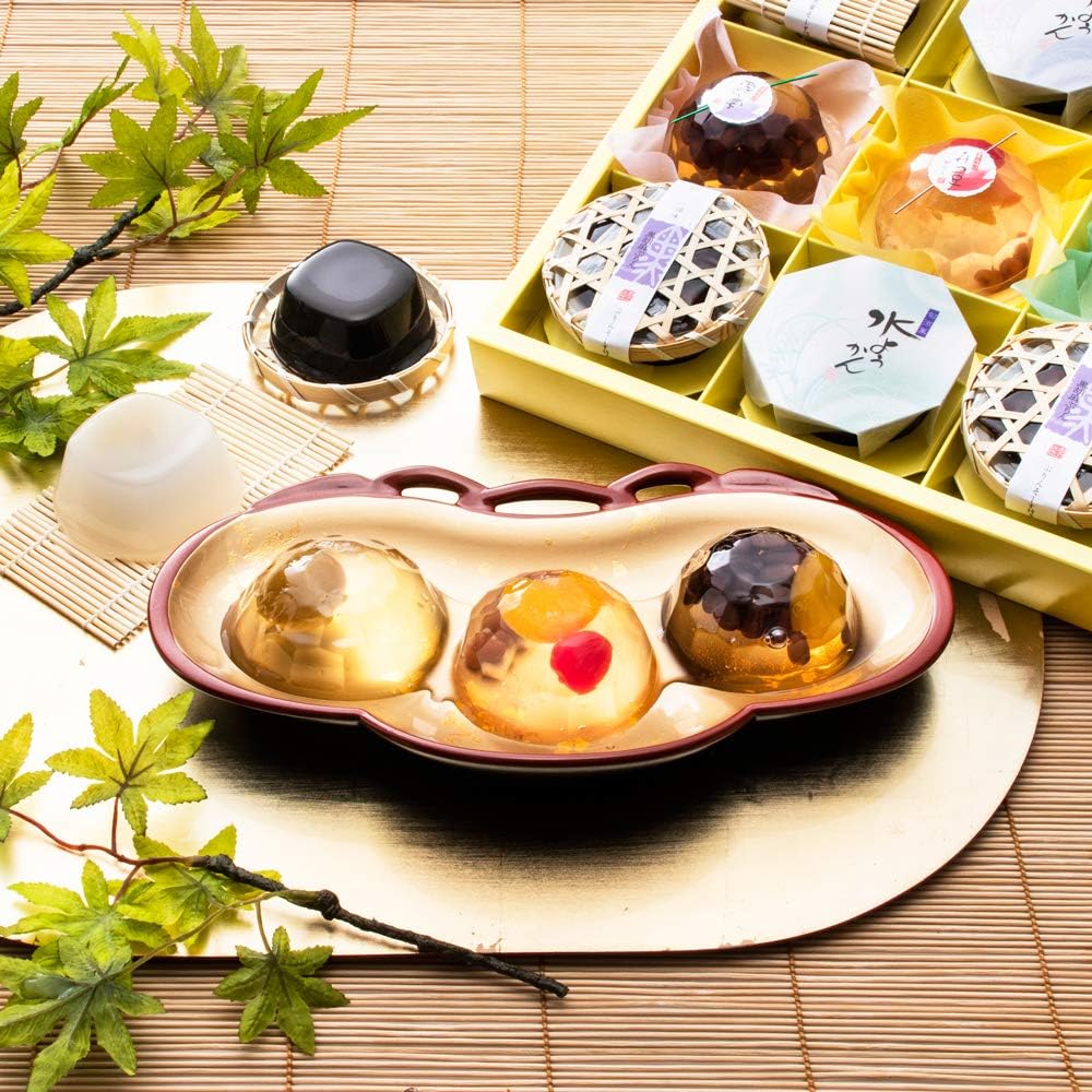 お中元 ギフト 和菓子 ギフト 和スイーツ ゼリー 水羊羹 創味菓庵 季節の雫と恵み 9個(8種9個) 詰め合わせ スイーツ 和菓子