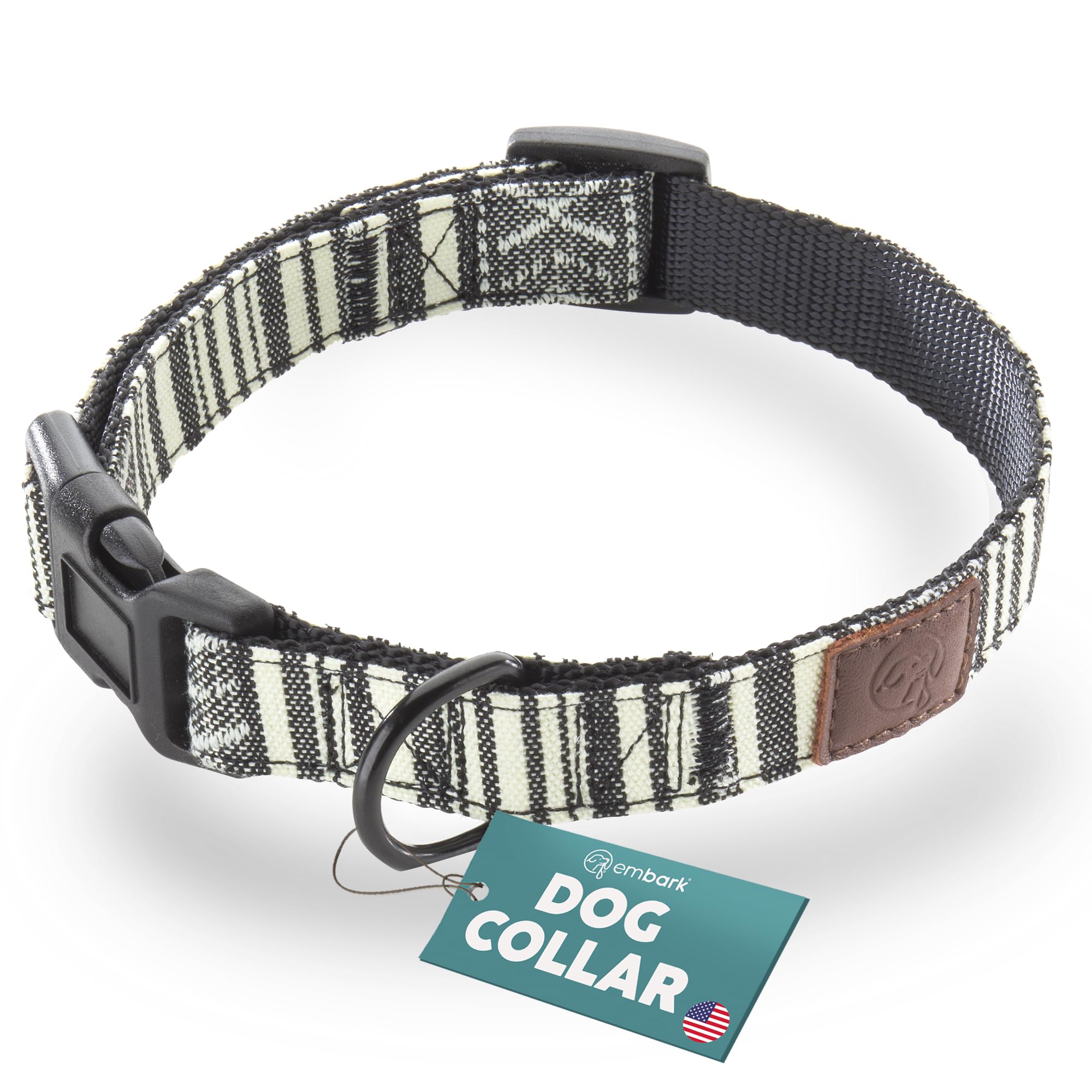 Embark Adventure Dog Collar – Stylish & Durable Nylon Dog Collars for Small Dogs, Comfortable Pet Collar, Small Dog Collars for Male & Female Dogs