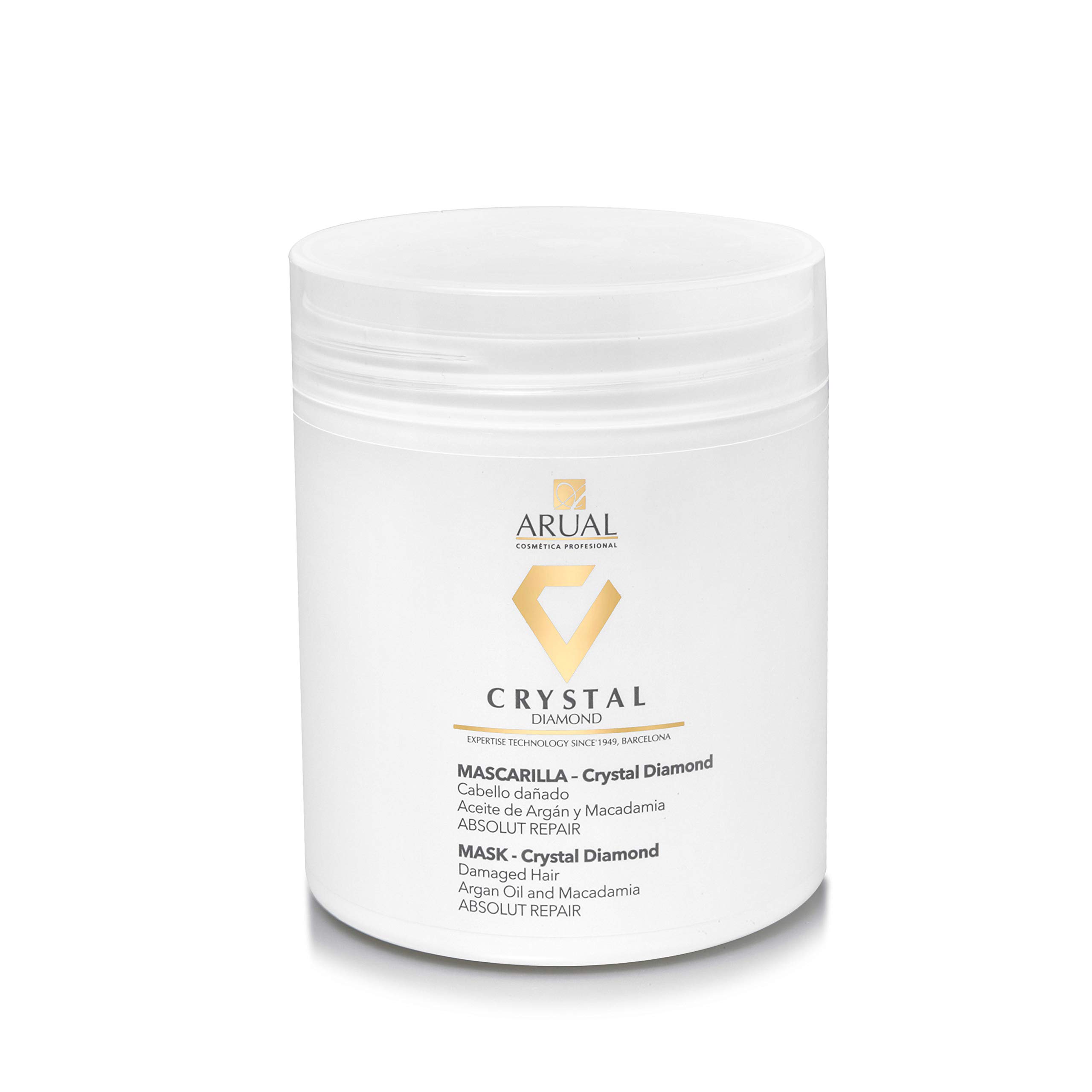 Arual mascarilla crystal diamond elixir argan 500ml