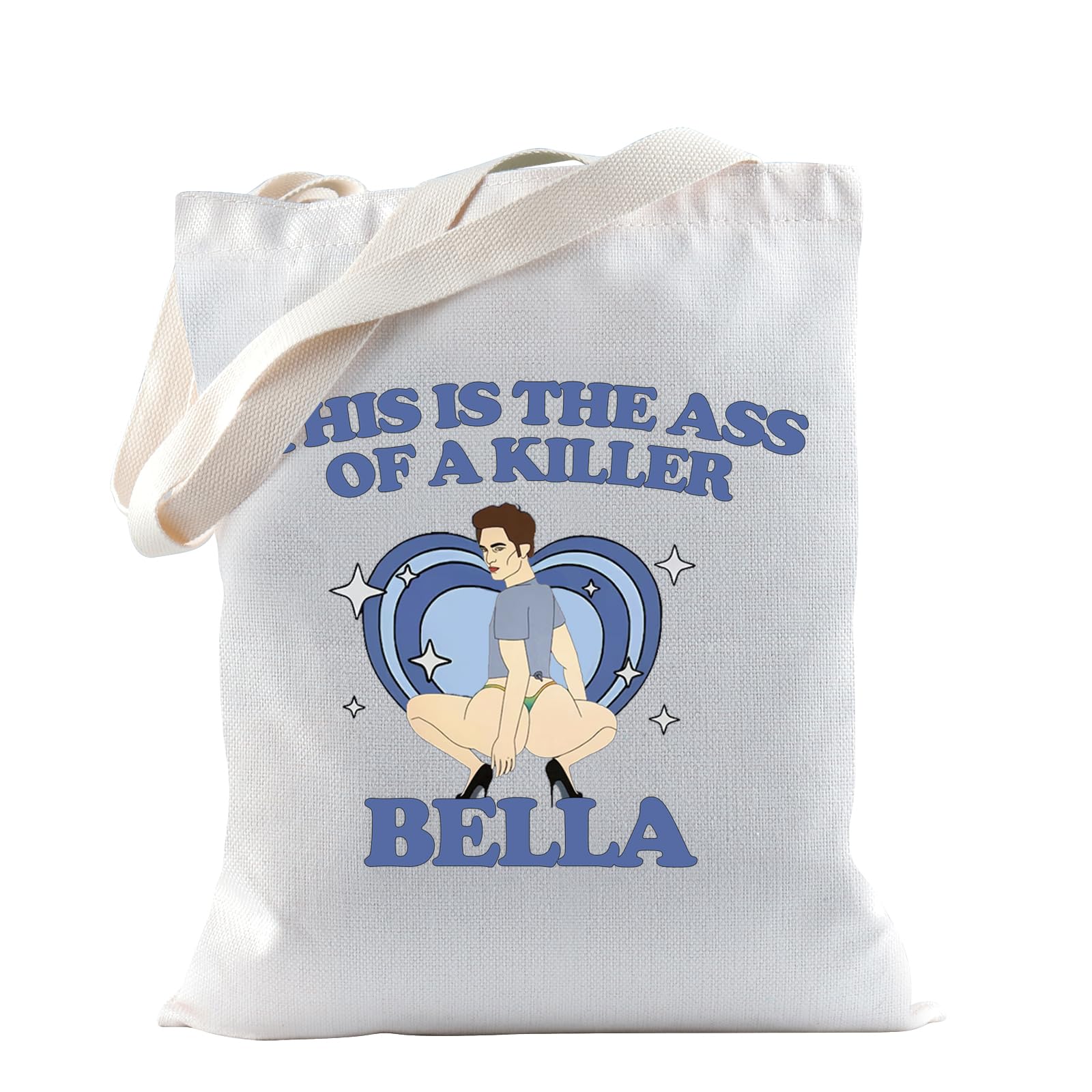 TSOTMO Movie Merchandise Makeup Bag Gift Vampire Werewolf Gift Vampire Edward Bag For Movie Fans (BELLA Tote)