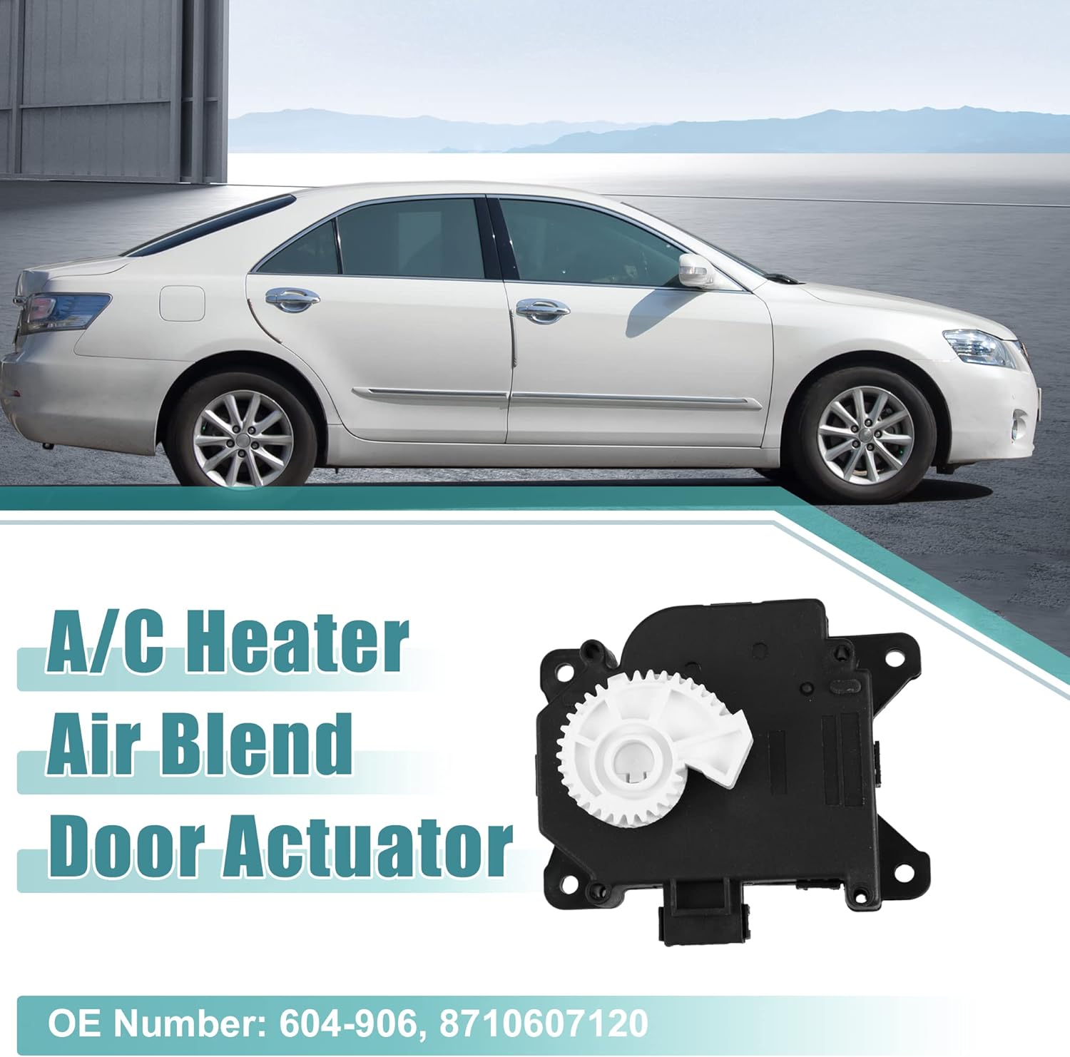 X AUTOHAUX 604-906 A/C Heater Air Blend Door Actuator for Toyota Avalon 2005-2018 for Toyota Camry 2007-2017 for Toyota Venza 2009-2016 for Lexus RX350 ES350