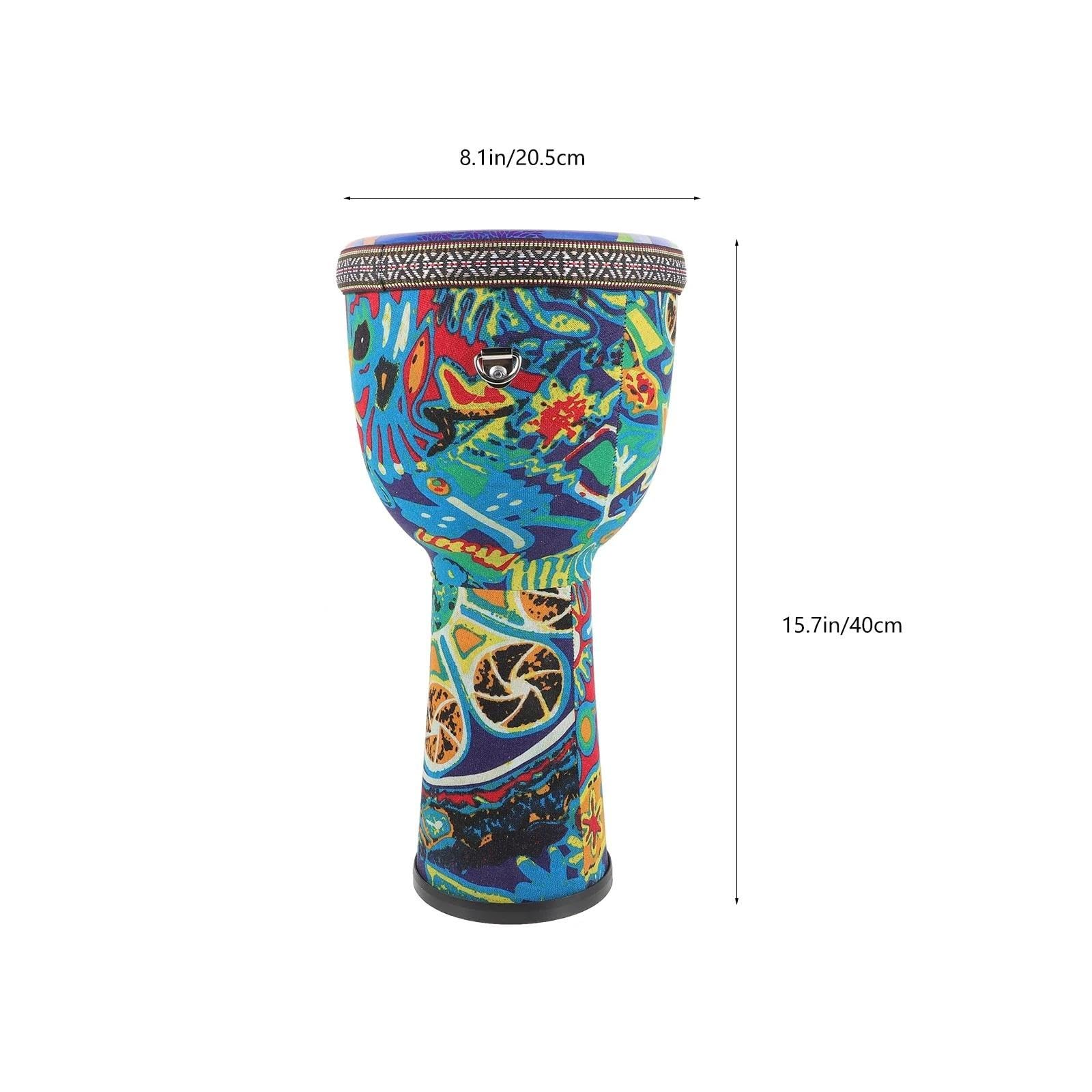 Djembe Africano Per Principianti, Tamburo A Percussione, Modello Dipinto, Strumento A Tamburo A Mano Strumento a Tamburo Africano