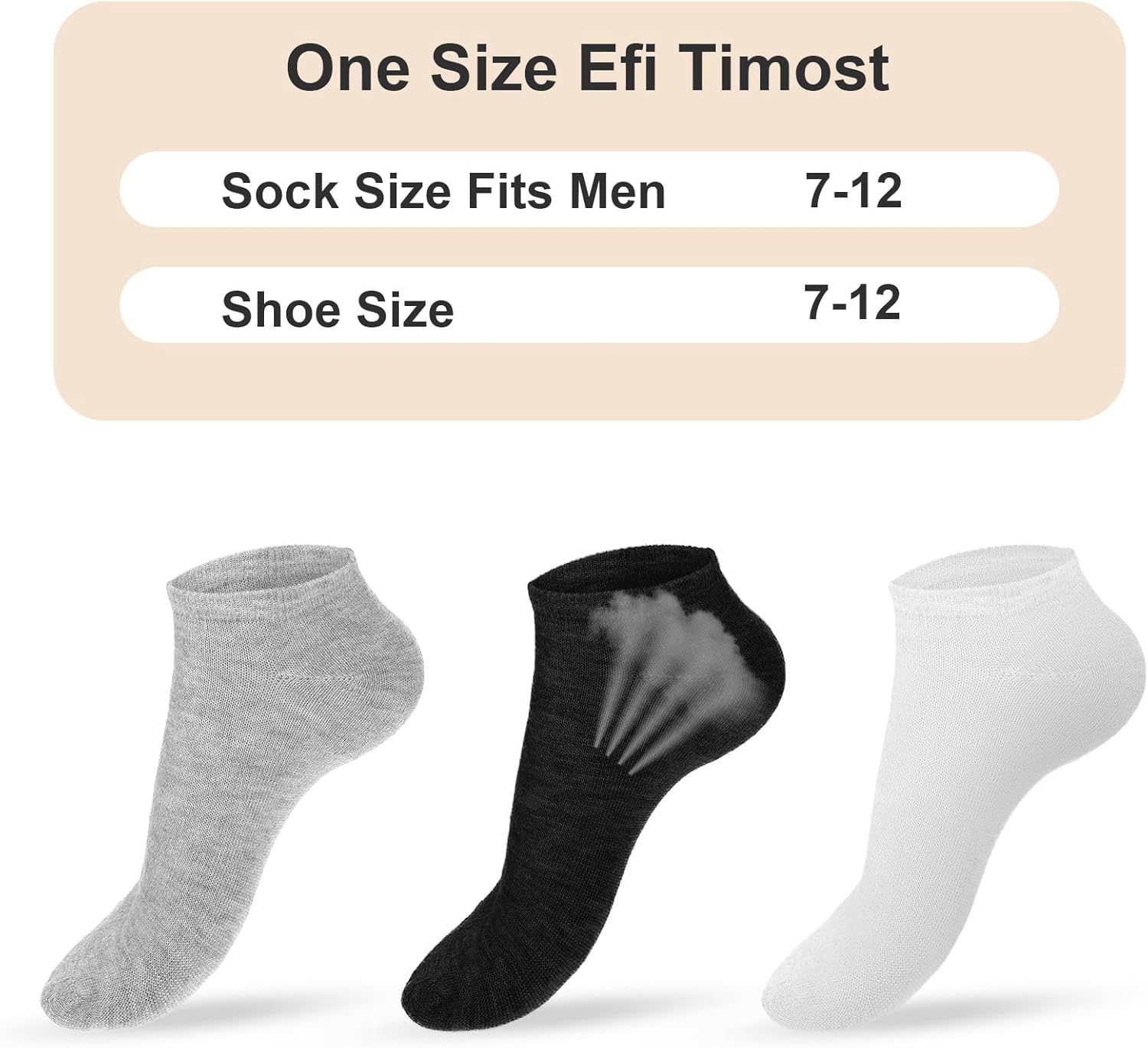 100 Pairs Ankle Socks for Men Women Breathable Mens Socks Athletic Cushioned Running Low Cut Sock Moisture Wicking Cotton Short Sports Sock - Image 2