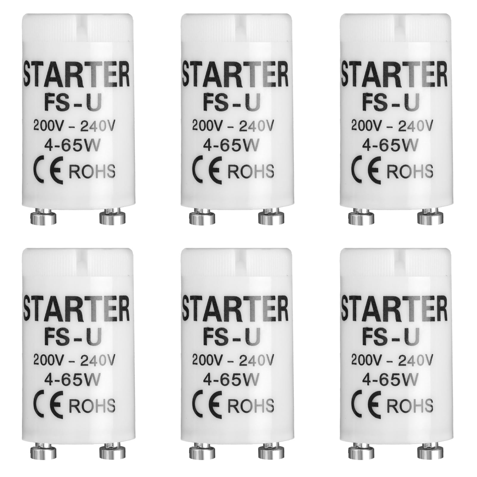 6 Pcs Fluorescent Light Starter