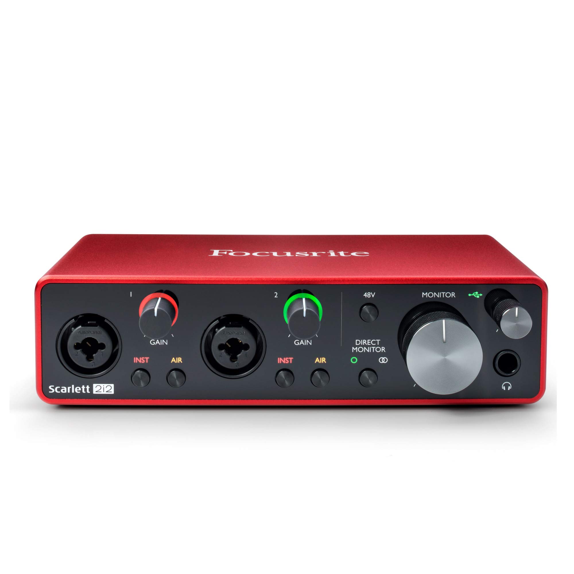 Focusrite Scarlett 2i2 3rd Gen 2x2 USB Audio Interface with
