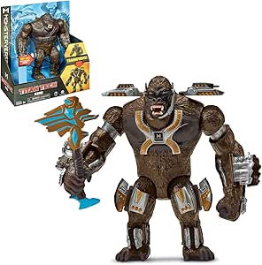 MonsterVerse Godzilla vs Kong Transforming Titan Tech Kong Collectable 8 Inch Highly Detailed and Sculpted Articulated Action Figure, Suitable for Ages 4 Years+