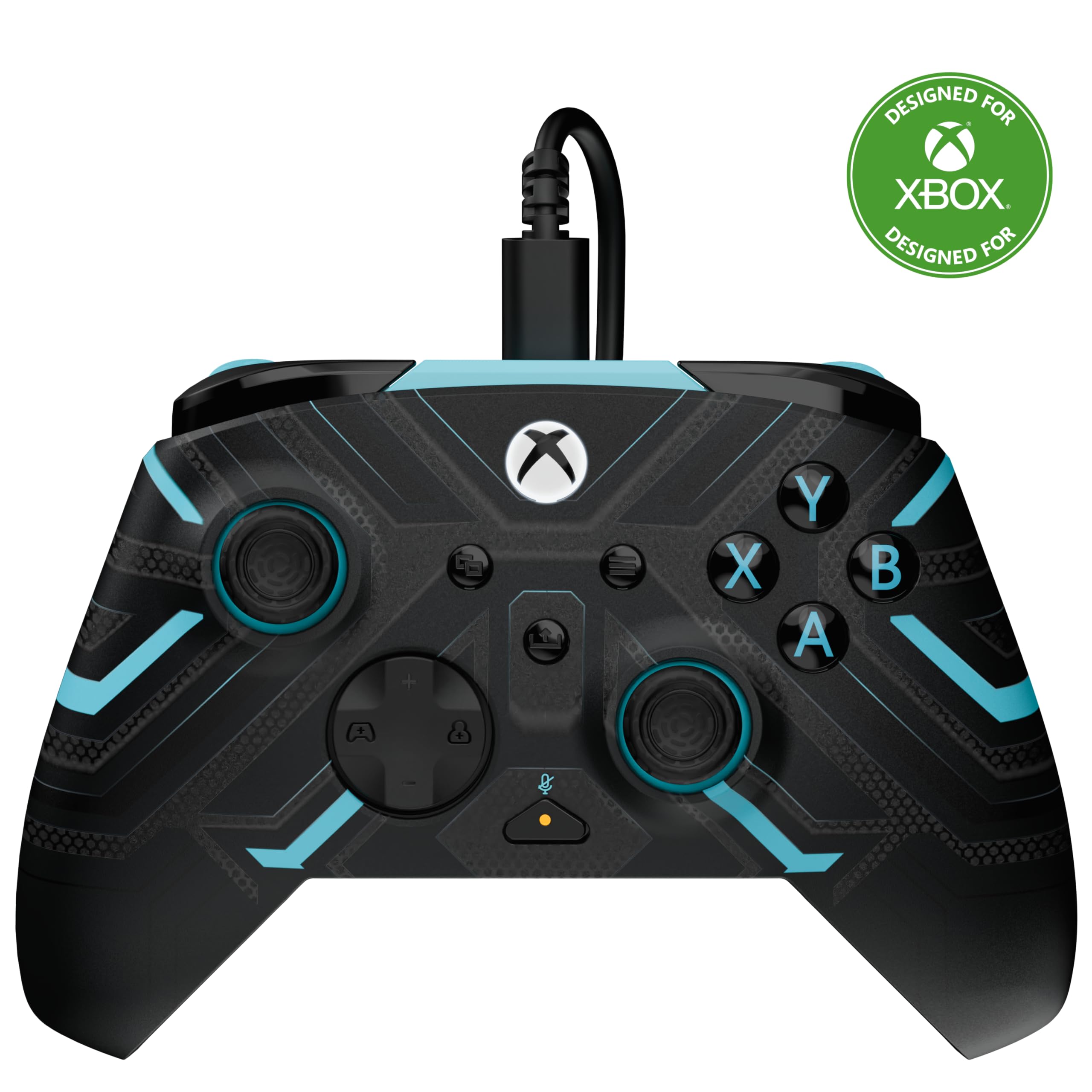 Turtle Beach Rematch Advanced Titan Steel Controller da gaming con cavo per Xbox e PC. Con licenza per Xbox con pulsanti rimappabili, grilletti sensibili e comandi audio