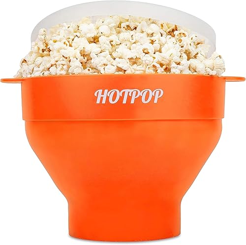 Miniatura 7 de El original Hotpop - Palomitas de maíz para microondas, máquina de palomitas de silicona, cuenco plegable sin BPA y apto para lavavajillas - 20