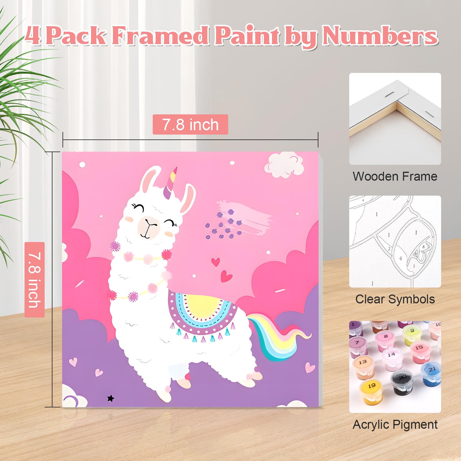 Fuchs Peinture par numéros pour enfants avec cadre, peinture par numéros pour enfants à partir de Fuchs Peinture par numéros pour enfants avec cadre, peinture par numéros pour enfants à partir de