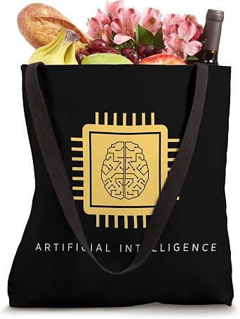 AI Artificial Intelligence Brain Computer Chip Technology Tote Bag