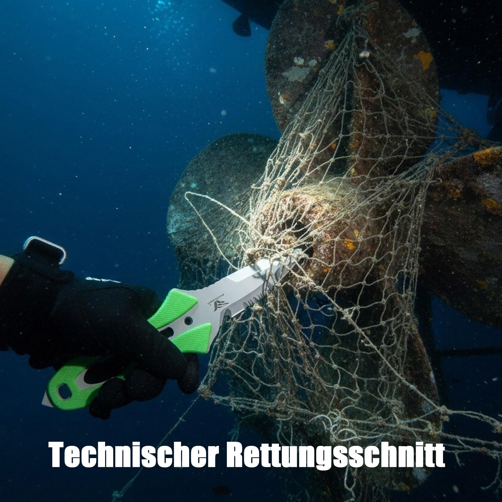Tauchermesser Edelstahl für Tauchbegeisterte perfekt für Unterwasserabenteuer, Erwachsene