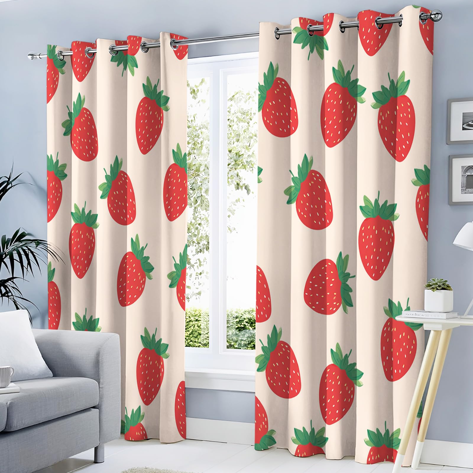 Rideau occultant 3d isolant phonique et thermique rideaux rouge fraise contre le froid