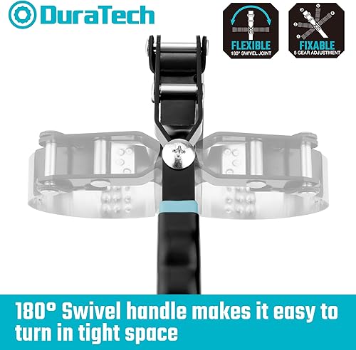 Miniatura 25 de DURATECH Llave giratoria extra pequeña para filtro de aceite, herramienta de extracción de filtro de aceite, se adapta a filtros de 2-3/8 a 2-11/16